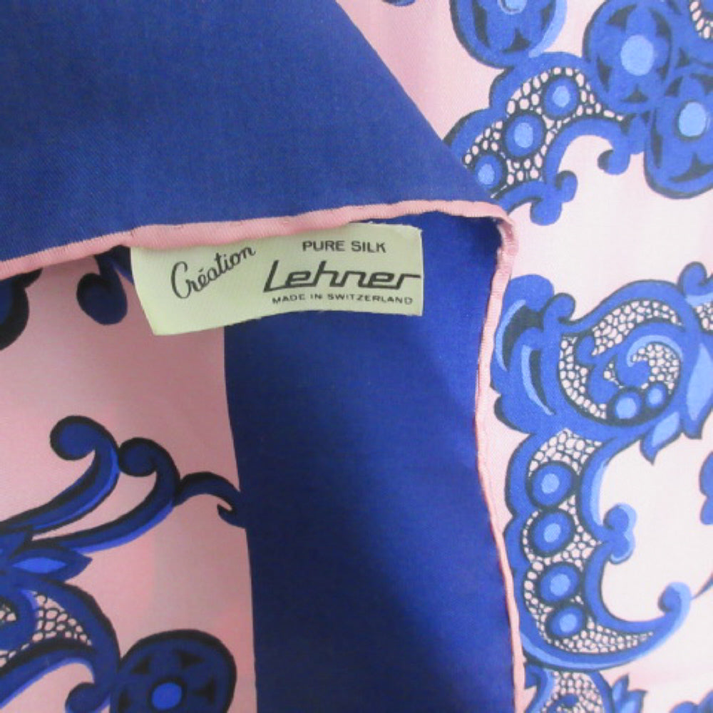 Lehner Abstract Silk Scarf - Square - 3489