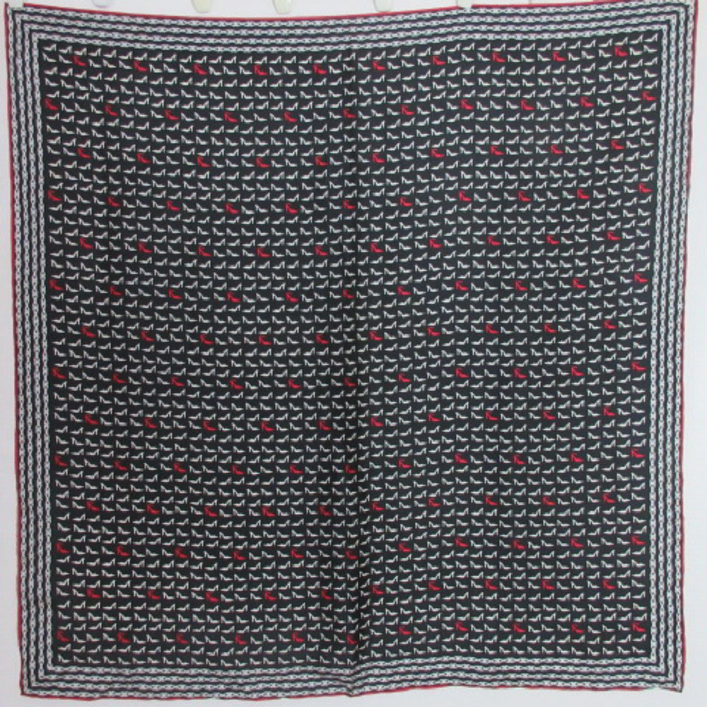 Hi Heel Shoes Silk Scarf - Square - 3490