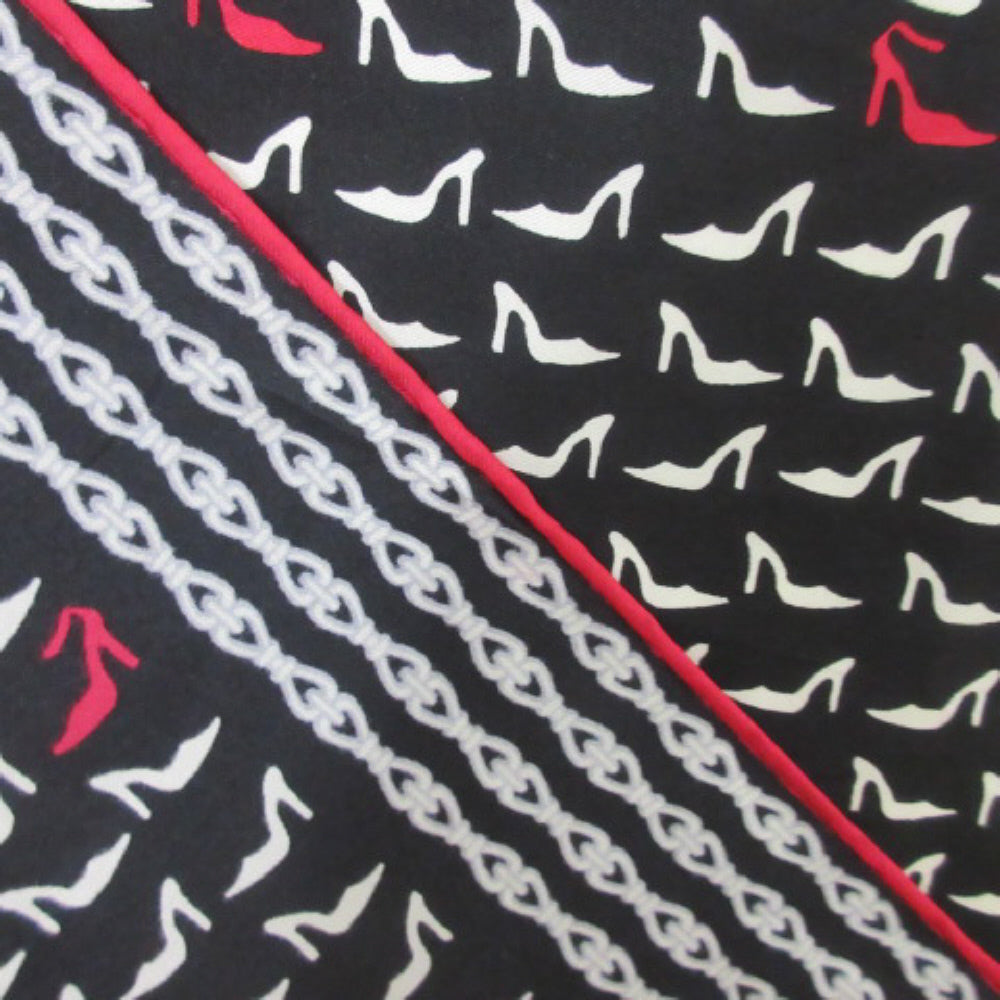 Hi Heel Shoes Silk Scarf - Square - 3490