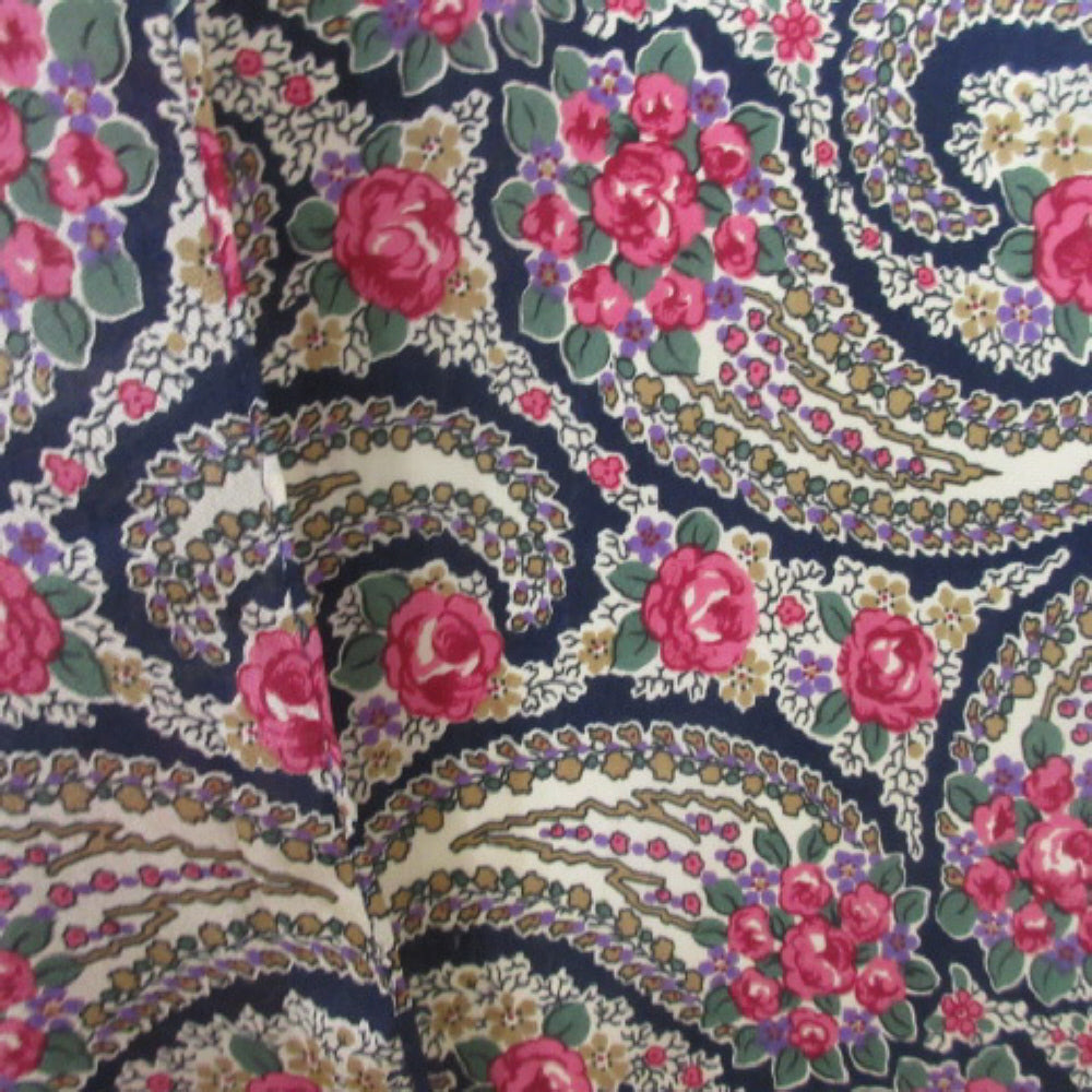 Echo Paisley Floral Silk Scarf - Long - 3534