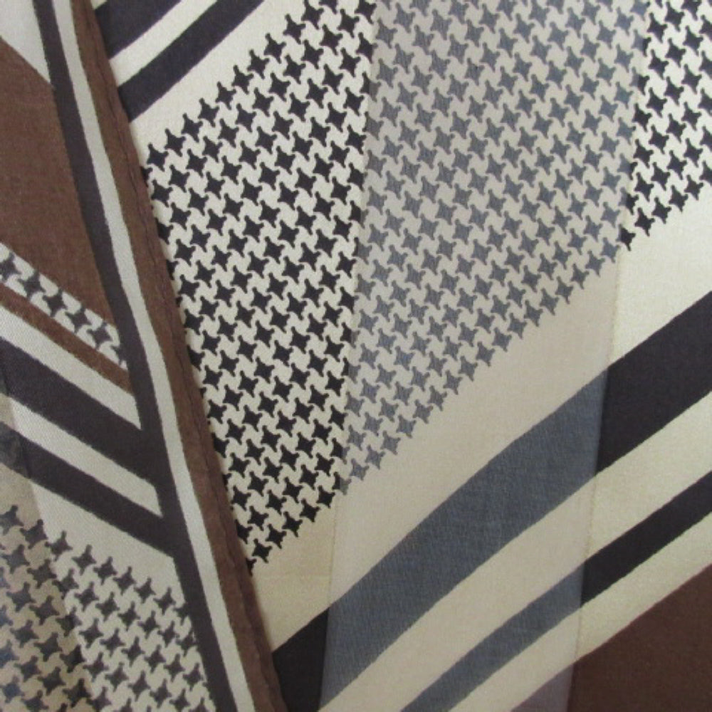 Jones New York Geometric Silk Scarf - Long - 3537