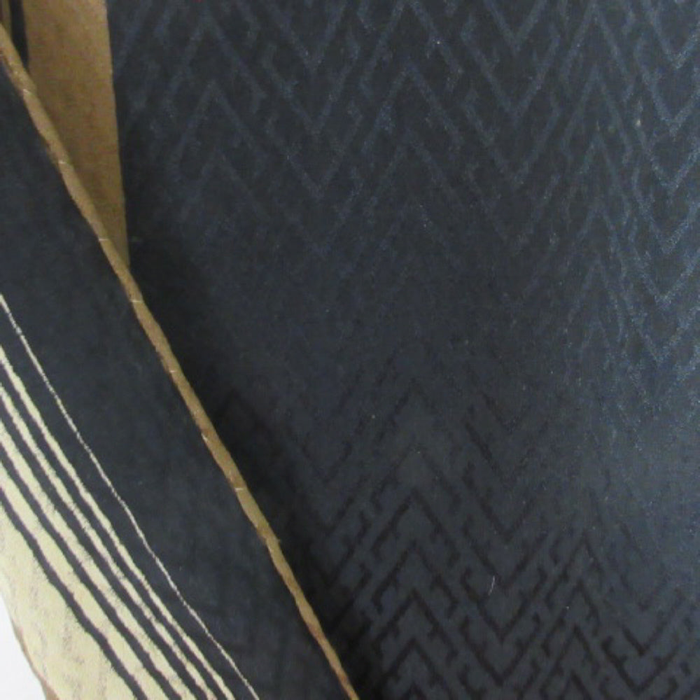 SALVATORE FERRAGAMO 14" x 32" Long Silk Scarf - Chevron - 3550