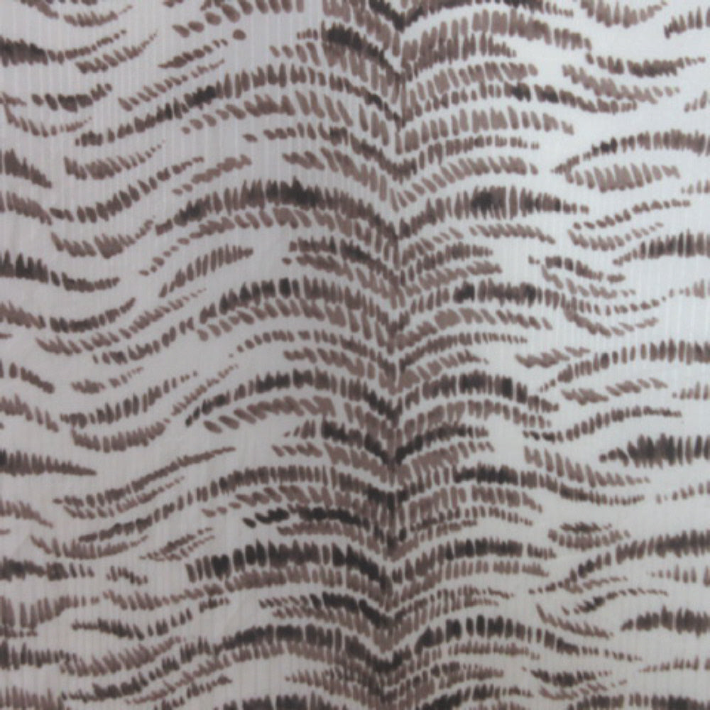 Oscar de la Renta Animal Print Silk Scarf Long - 3564