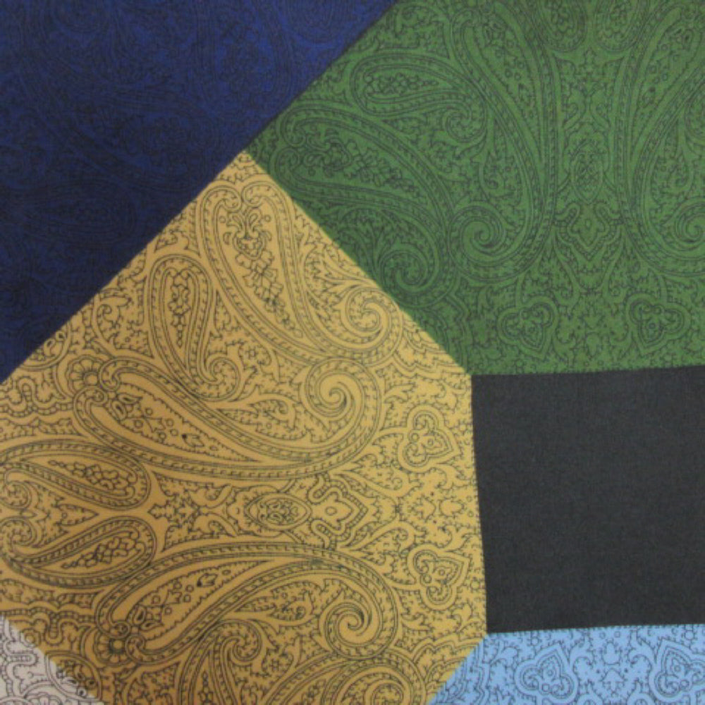 Park Lane Paisley Silk Scarf - Mens Pocket Square - 3611