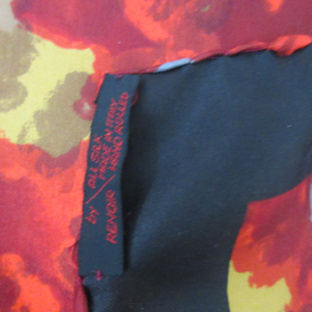 Renoir Abstract Silk Scarf - Mens Pocket Square - 3614