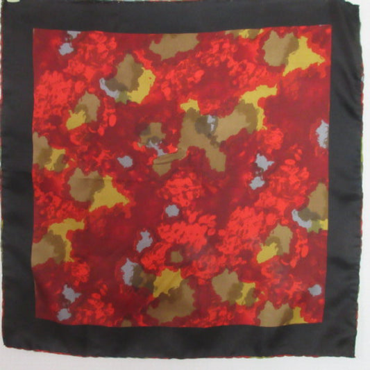 Renoir Abstract Silk Scarf - Mens Pocket Square - 3614