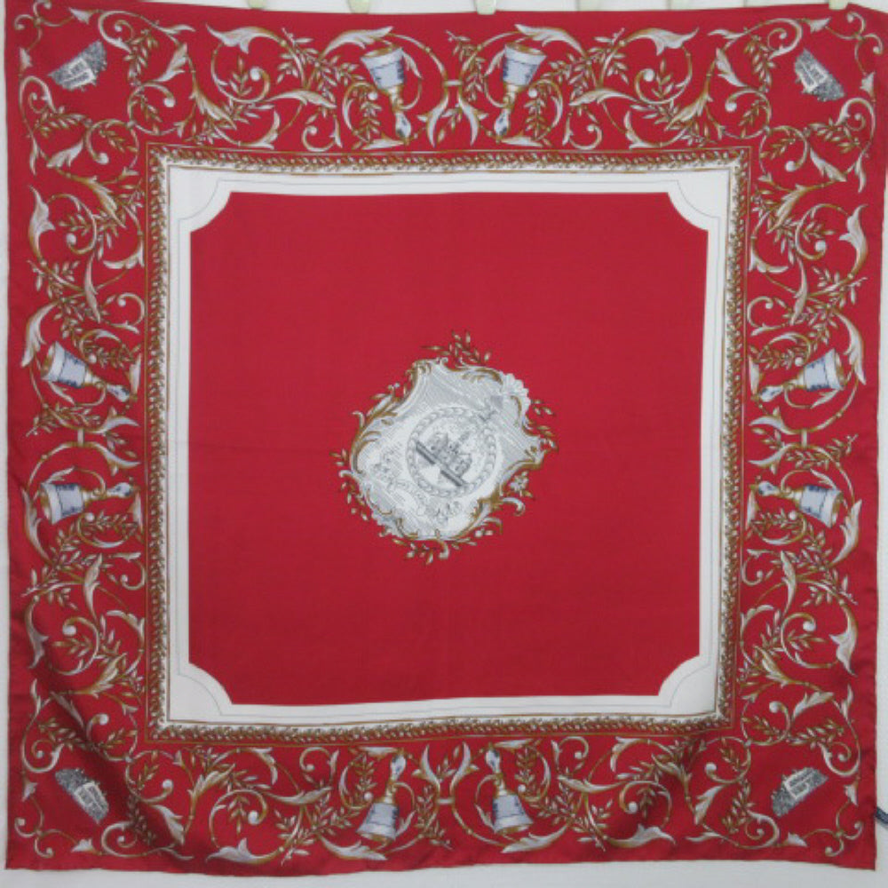 Hampton Hall Designer Silk Scarf - Square - 3632
