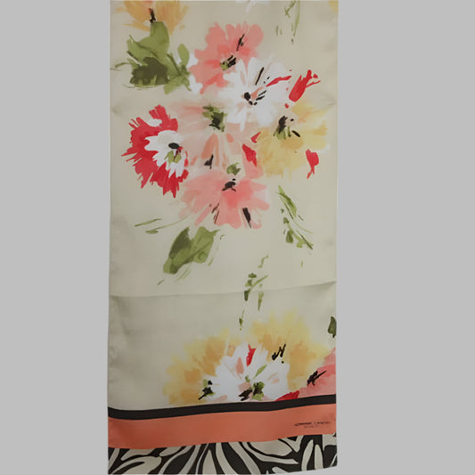 Adrienne Landau Designer Silk Scarf - Long - 3642