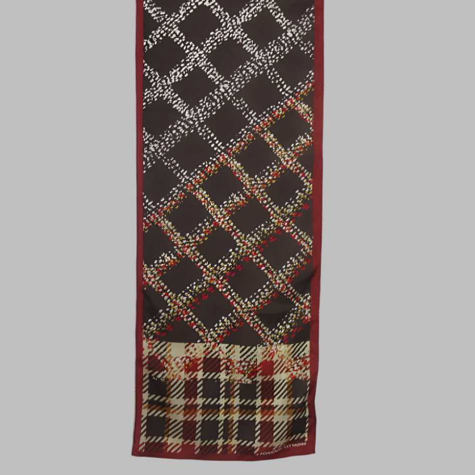 Adrienne Vittadini Silk Scarf - Long - 3686