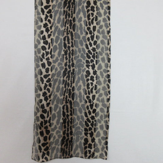 Basha Animal Print Silk Scarf - Long - 3689