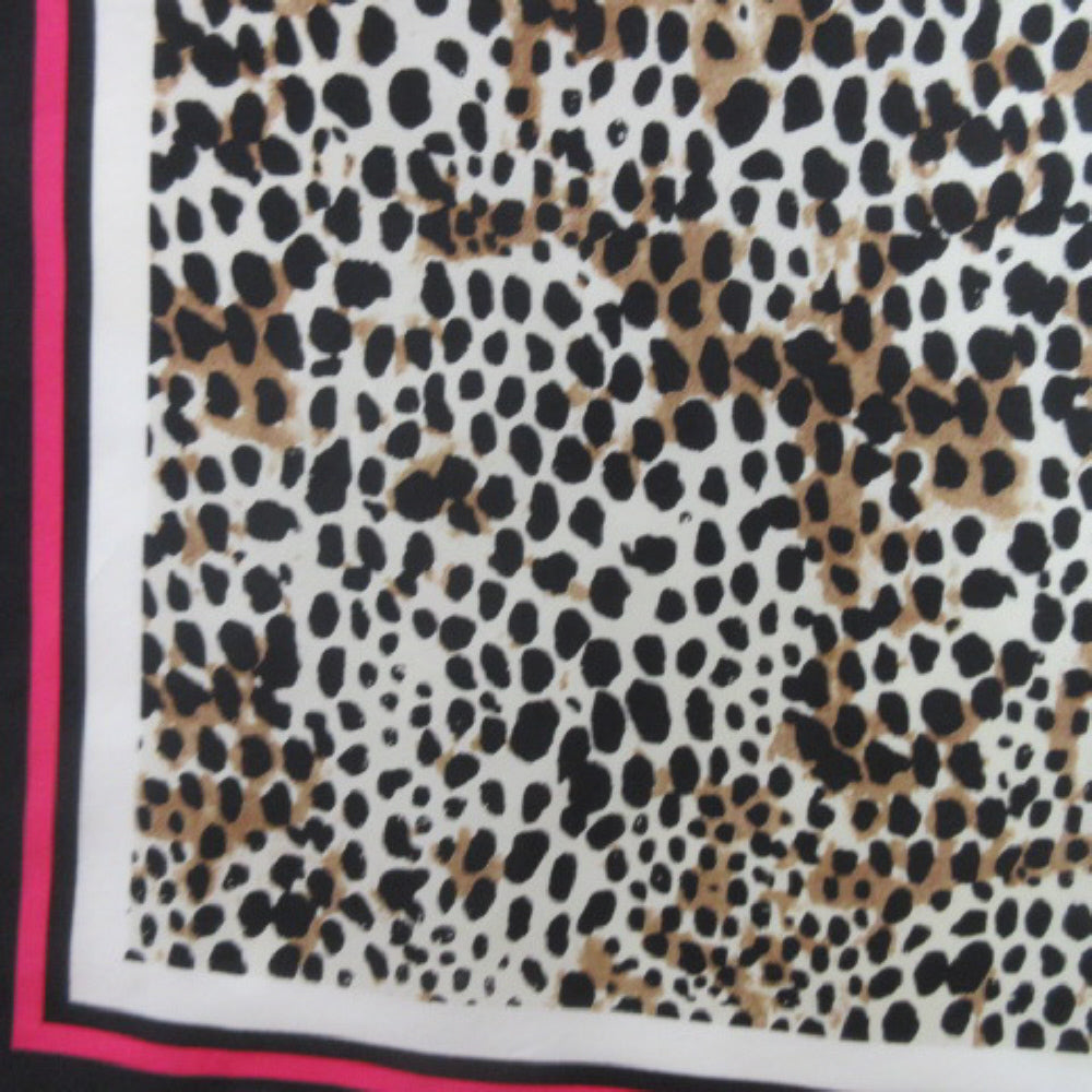 Vince Camuto Animal Print Silk Scarf - Square - 3693