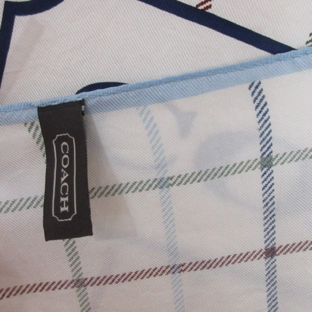 Coach Geometric Silk Scarf - 21" Square – 3696