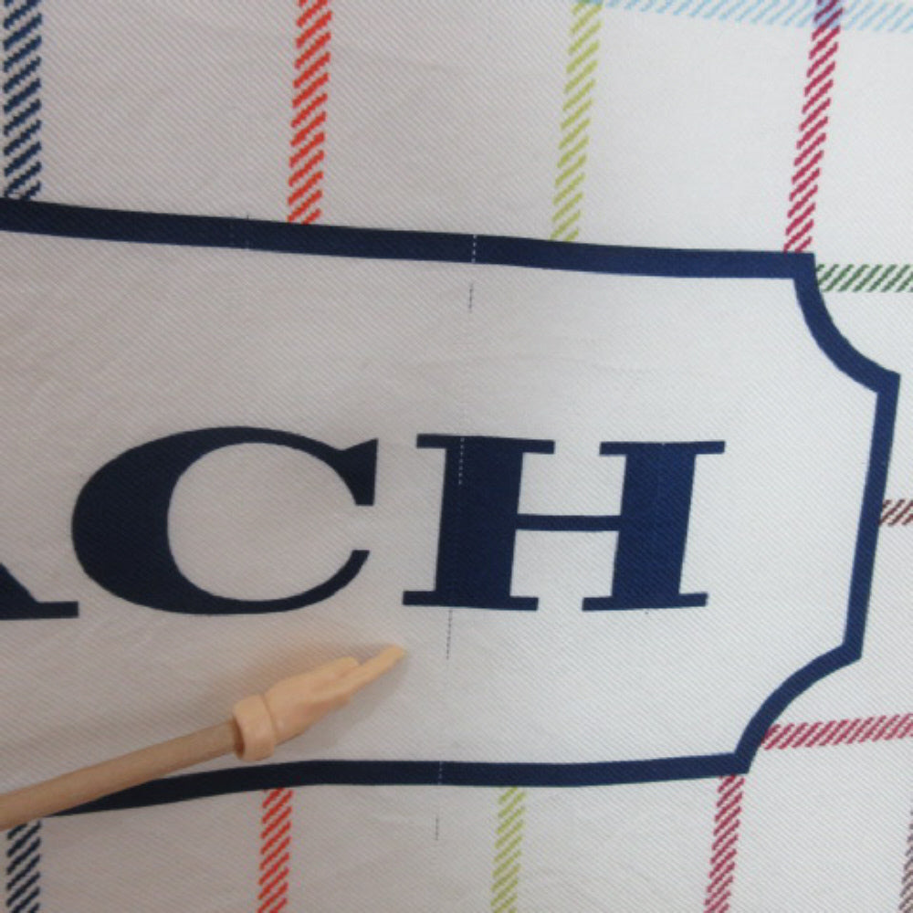 Coach Geometric Silk Scarf - 21" Square – 3696