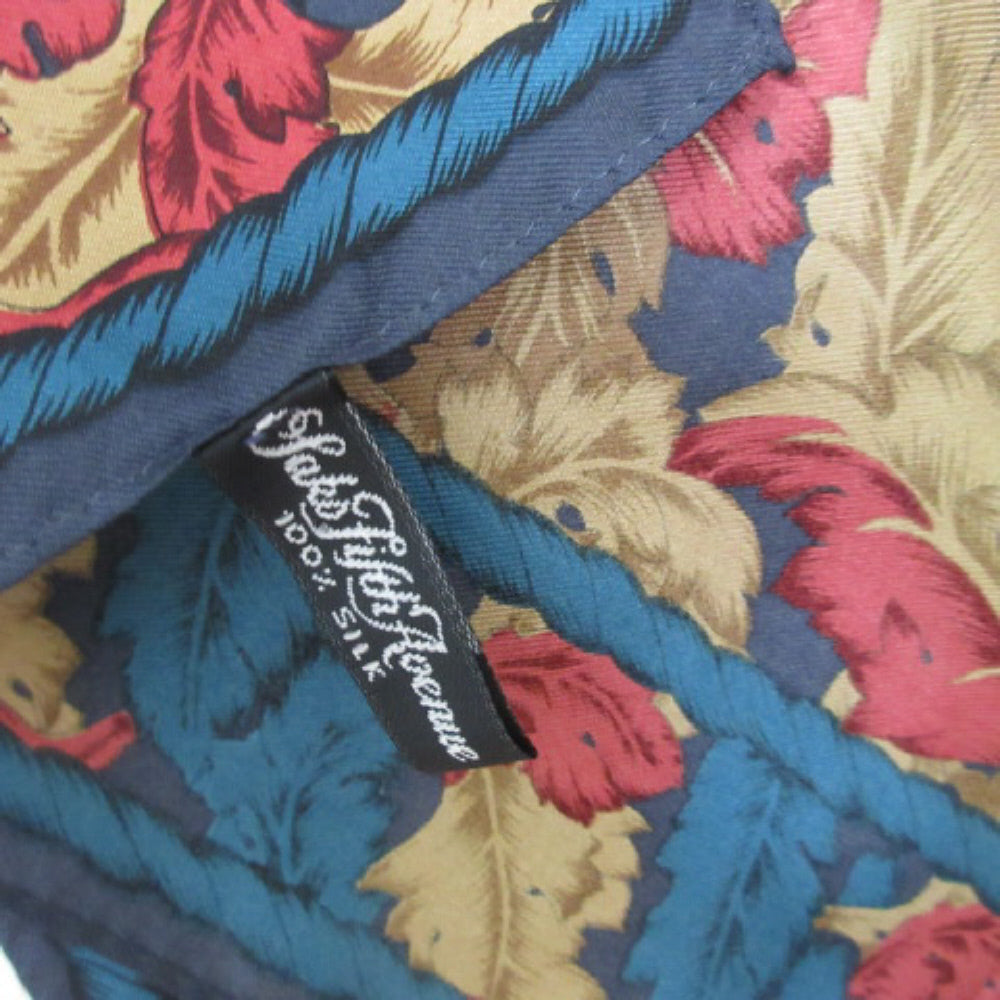 Saks Fifth Avenue Silk Scarf - Mens Pocket Square - 3706