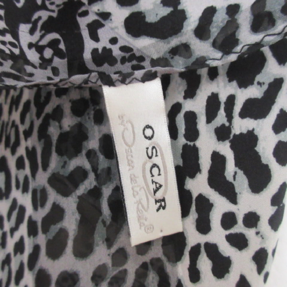 Oscar de la Renta Animal Print Silk Scarf - 21" Square - 3709