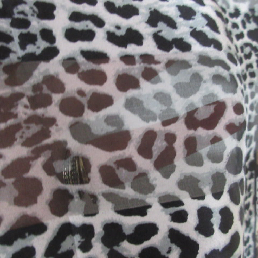 Oscar de la Renta Animal Print Silk Scarf - 21" Square - 3709