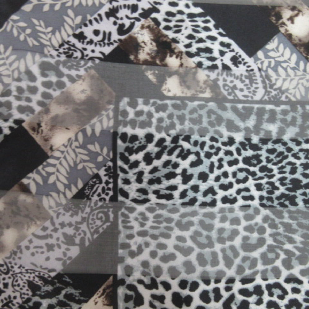 Oscar de la Renta Animal Print Silk Scarf - 21" Square - 3709