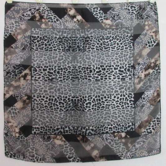 Oscar de la Renta Animal Print Silk Scarf - 21" Square - 3709