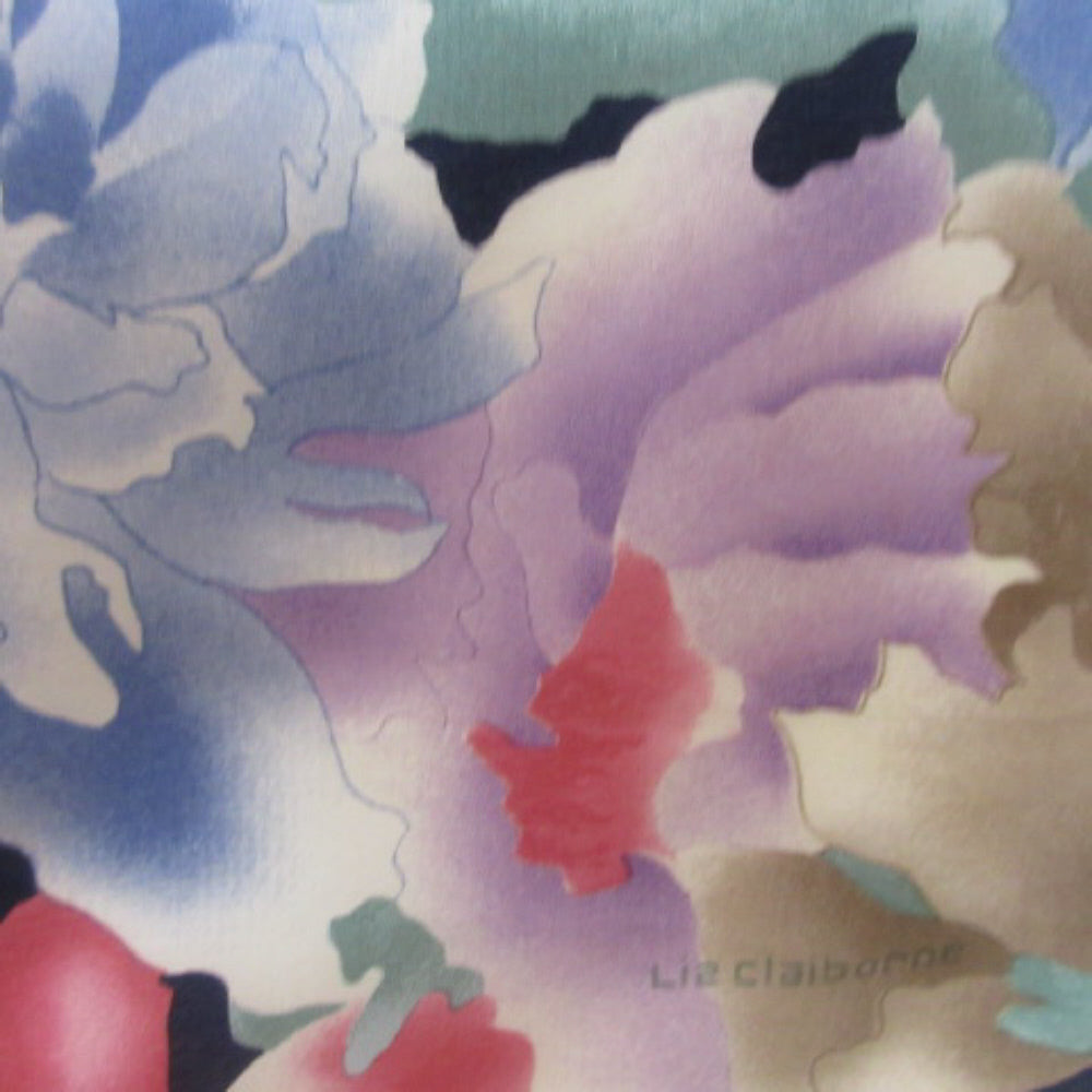 Liz Claiborne Floral Silk Scarf - Square - 3738