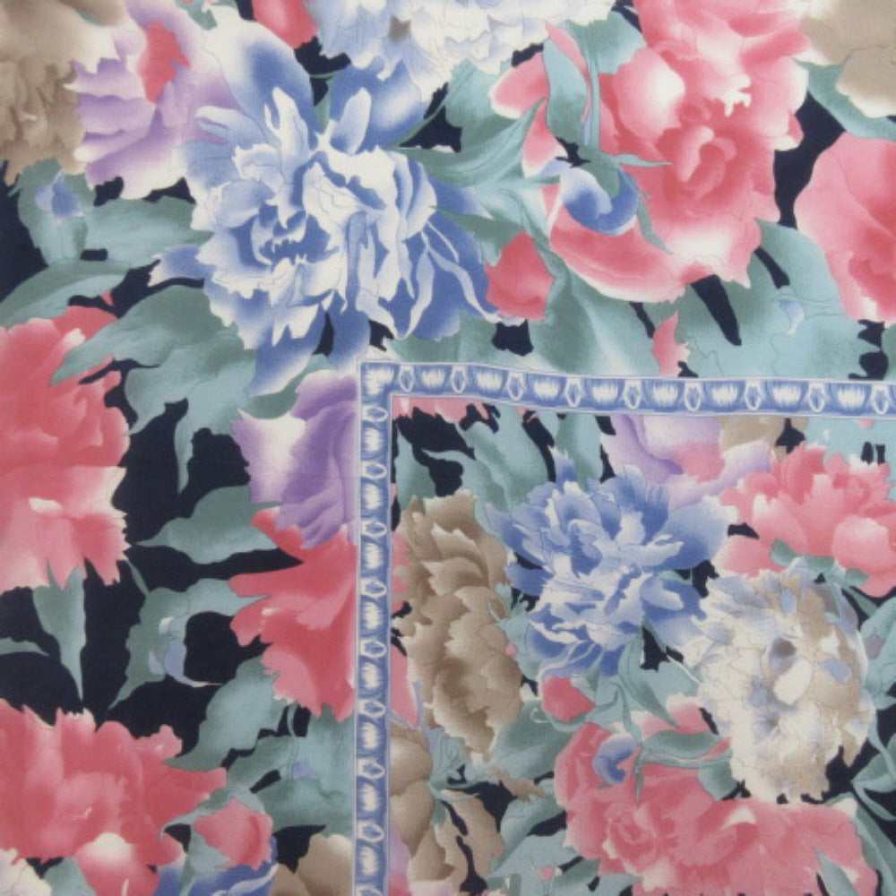 Liz Claiborne Floral Silk Scarf - Square - 3738