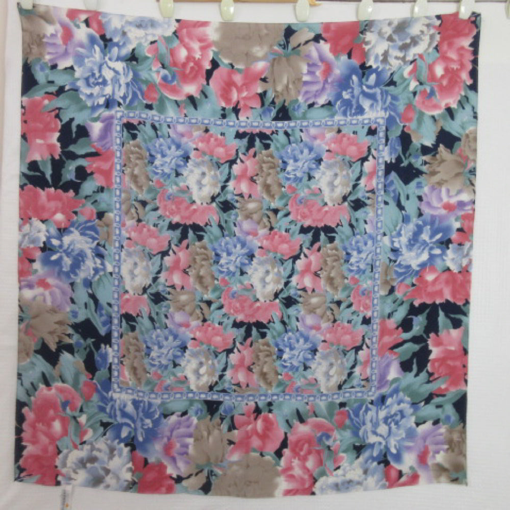 Liz Claiborne Floral Silk Scarf - Square - 3738