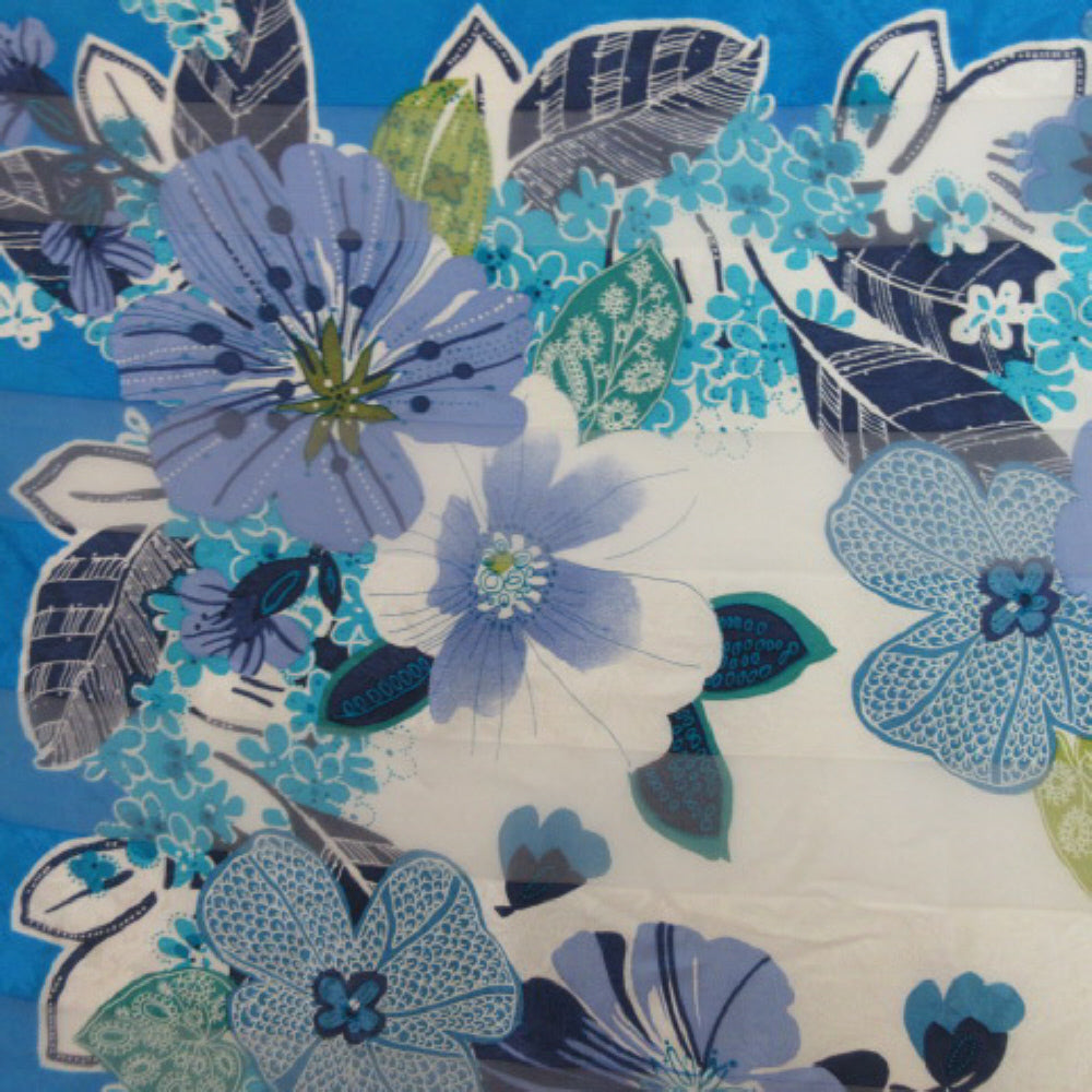 Adrienne Landau Designer Silk Scarf - Square - 3740