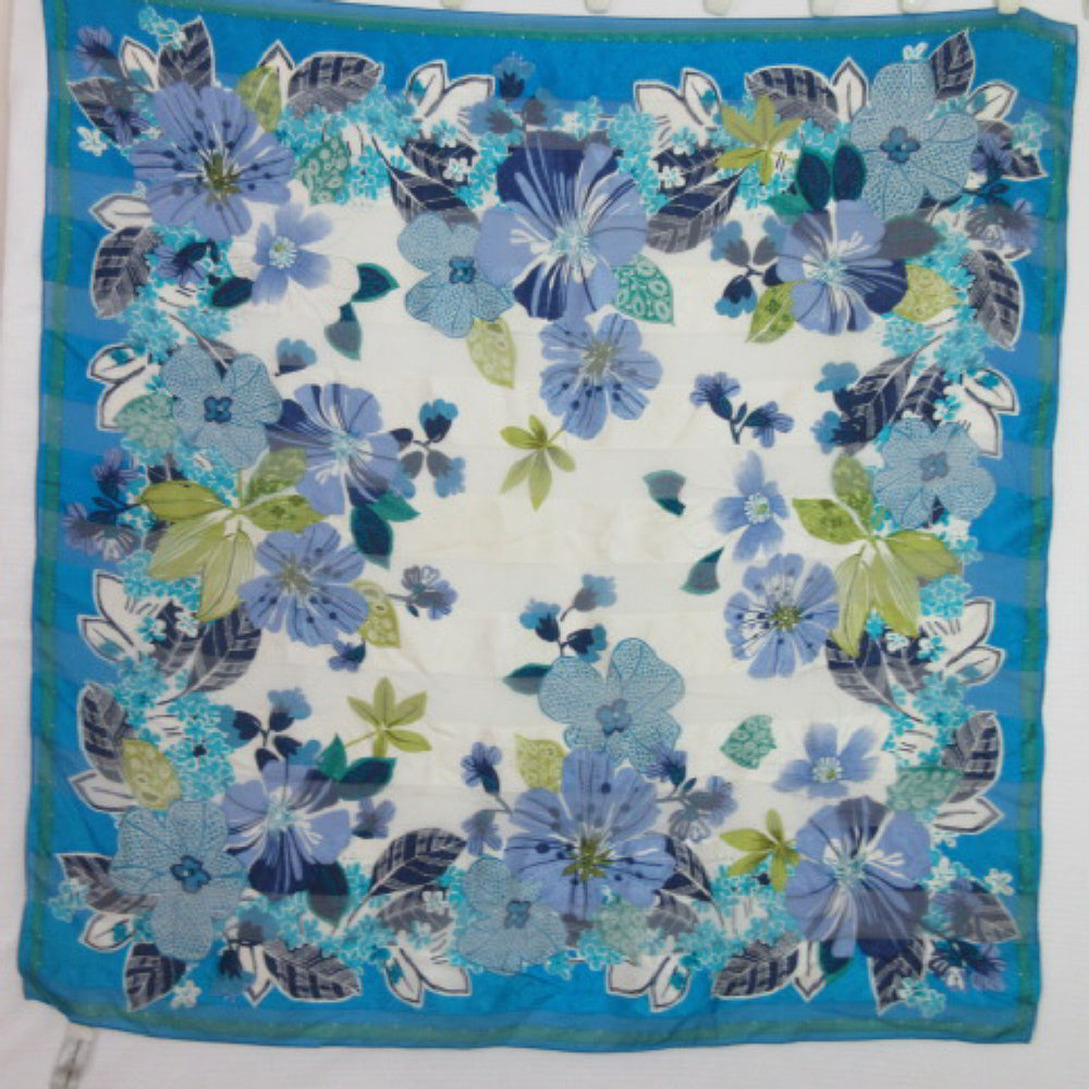 Adrienne Landau Designer Silk Scarf - Square - 3740