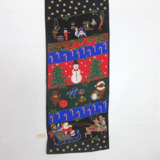 Elaine Gold Christmas Silk Scarf - Long - 3753