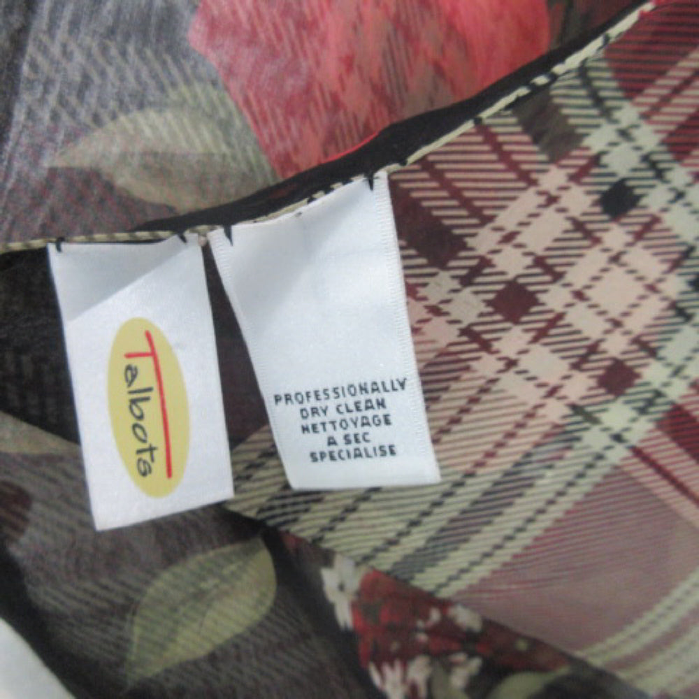 Reversible Talbots Designer Silk Scarf - Long - 3771