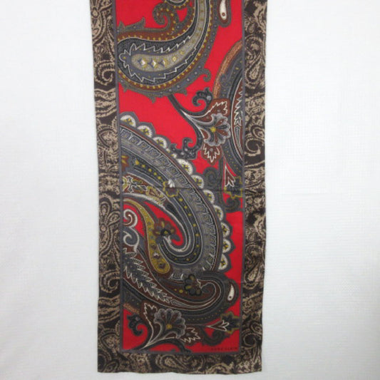 Anne Klein Paisley Silk Scarf - Long - 3777