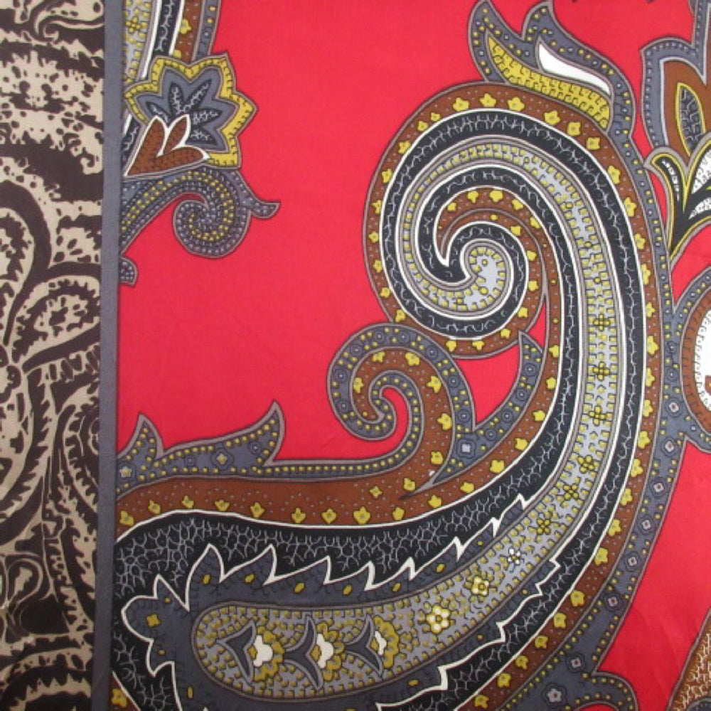 Anne Klein Paisley Silk Scarf - Long - 3777