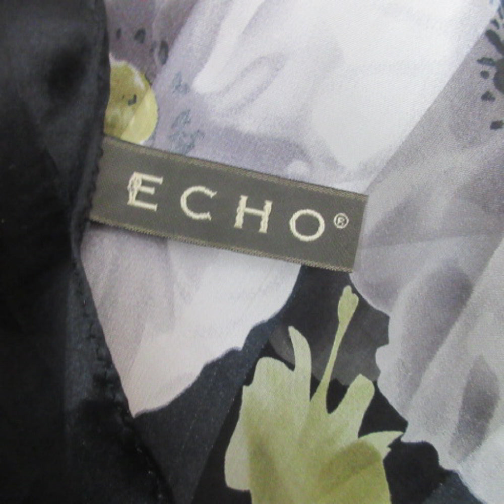 Echo Floral Silk Scarf - Long - 3779