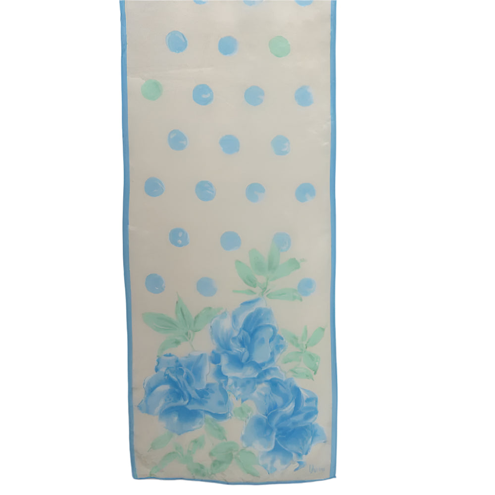 Vera Neumann Art Floral Silk Scarf - Long - 3791