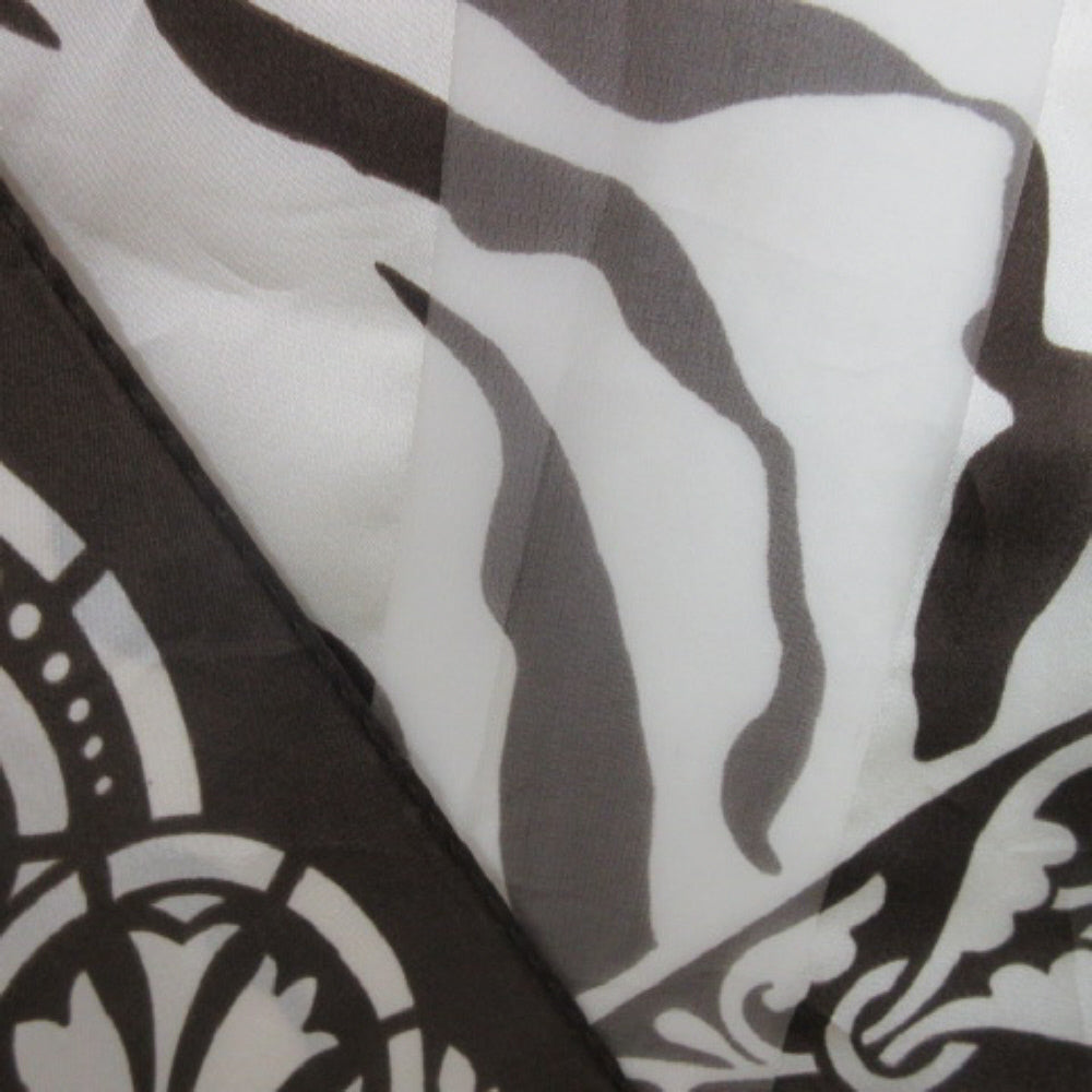 Talbots Animal Print Silk Chiffon Scarf - Square #3809