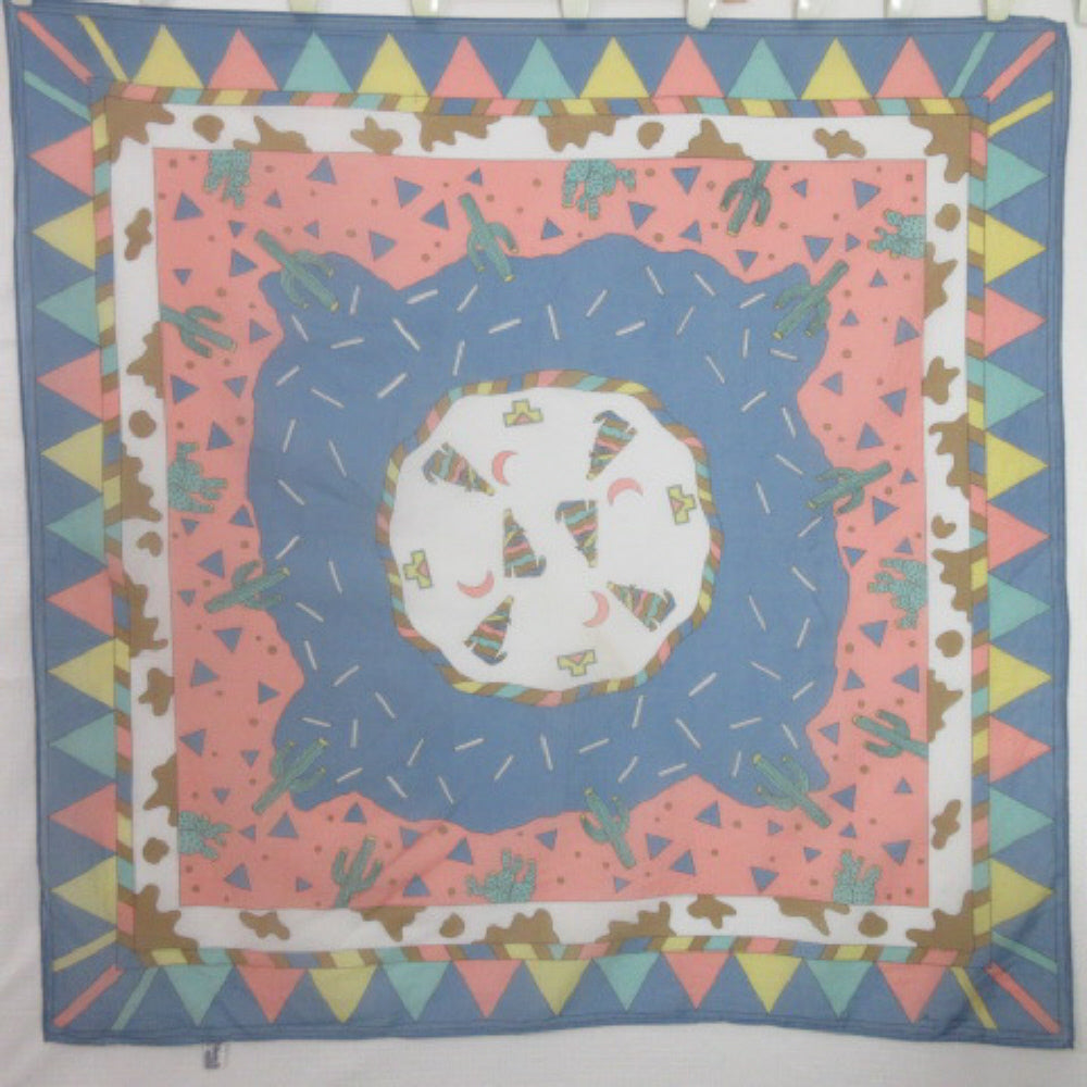 Ginnie Johansen Art Desert Cotton Scarf - Square - 3814