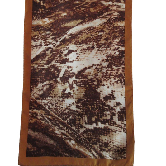 Oscar de la Renta Snakeskin Silk Scarf - Long - 5353