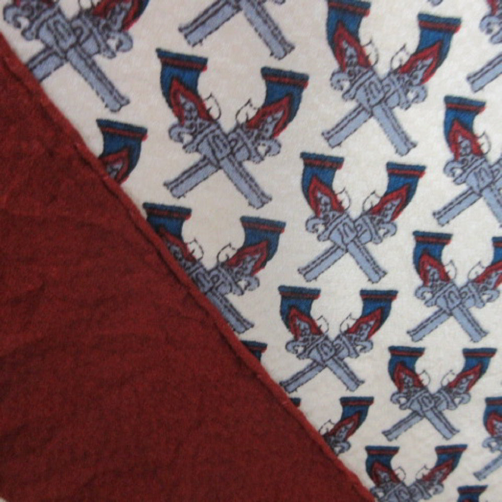 Rare Gucci Hand Gun Theme Scarf - Square - 3825