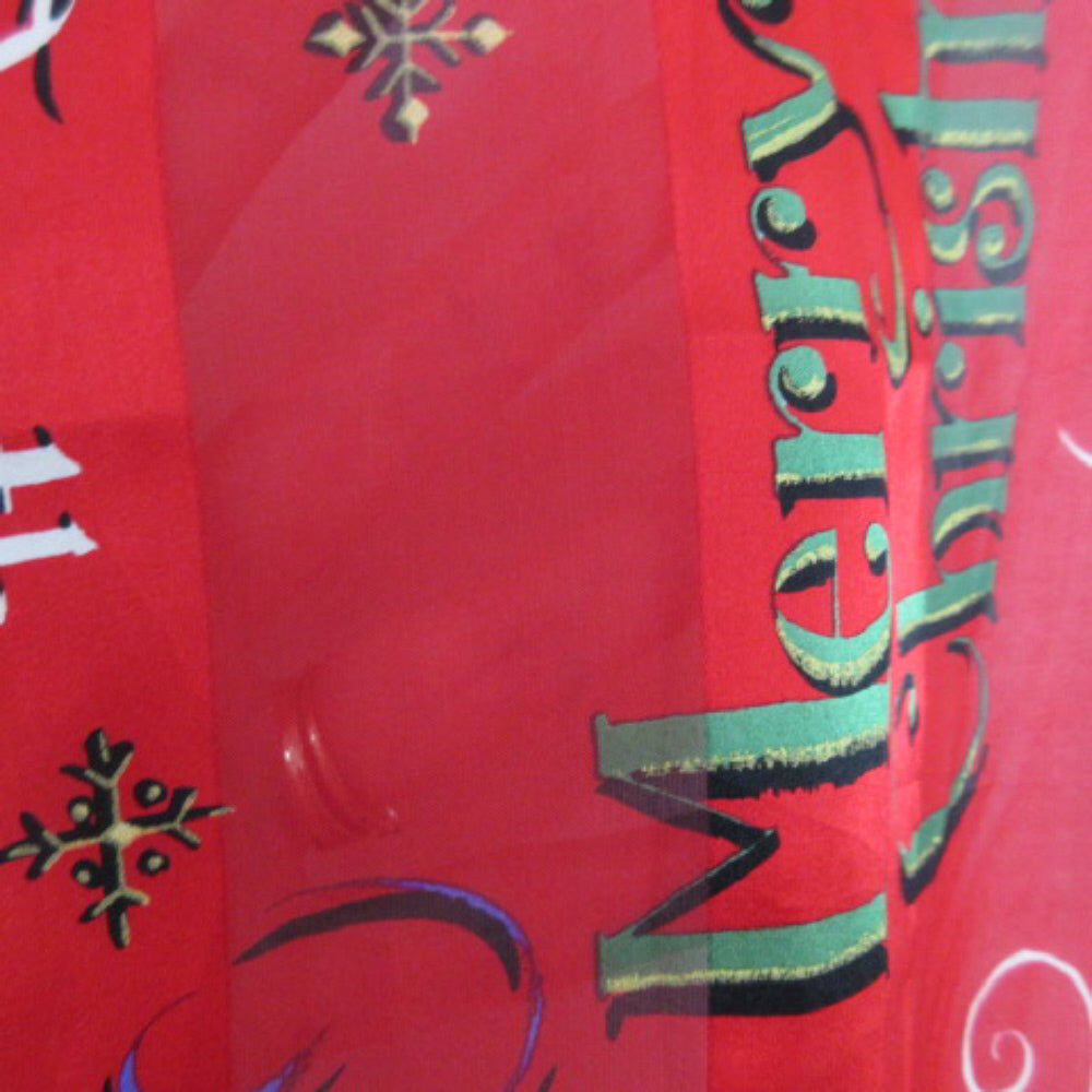 Christmas Carols Silk Scarf - Long - 3840