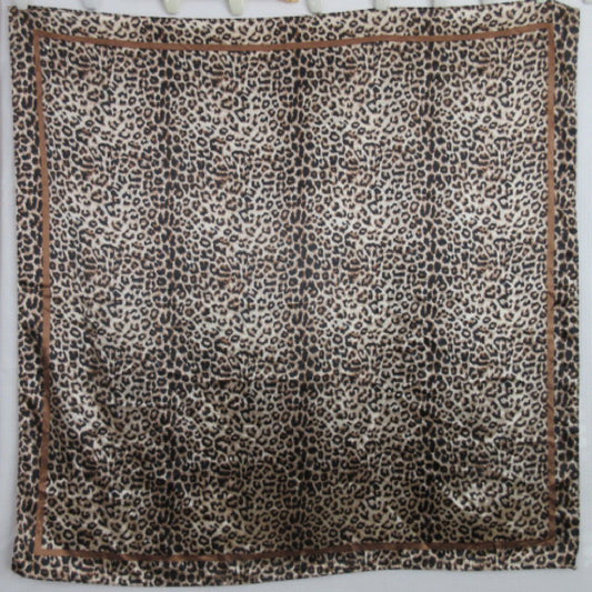 Exotic Leopard Animal Print Scarf - Square - 3857
