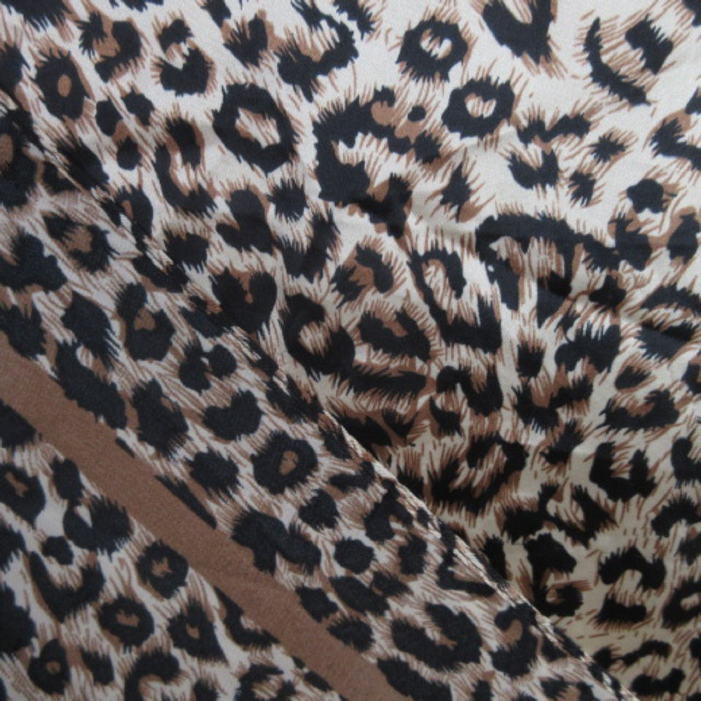 Exotic Leopard Animal Print Scarf - Square - 3857