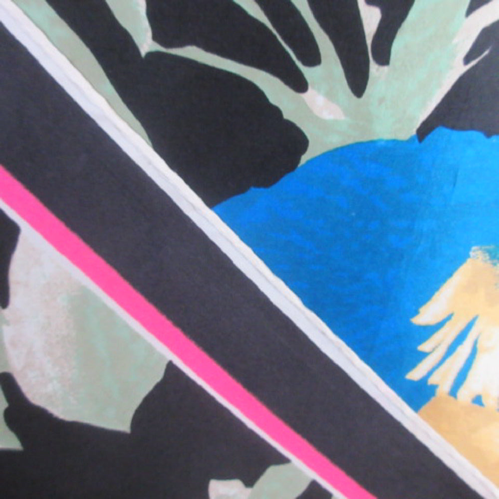 SALDARINI Silk Scarf - Square Vintage Floral - 3861