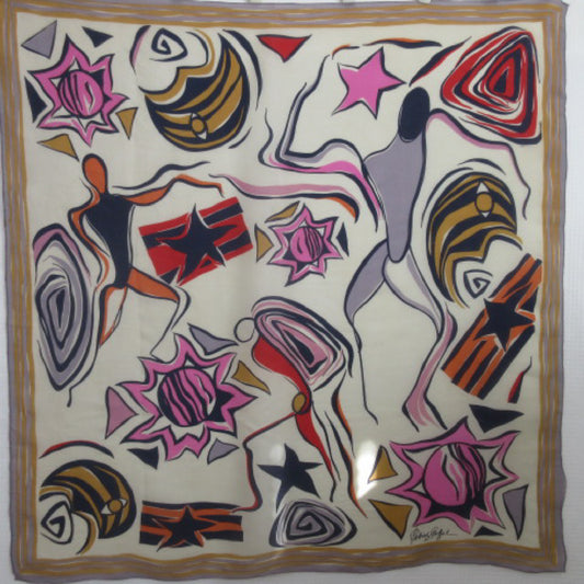 Patricia Stoffel Art Silk Scarf - Square AS IS - 3880