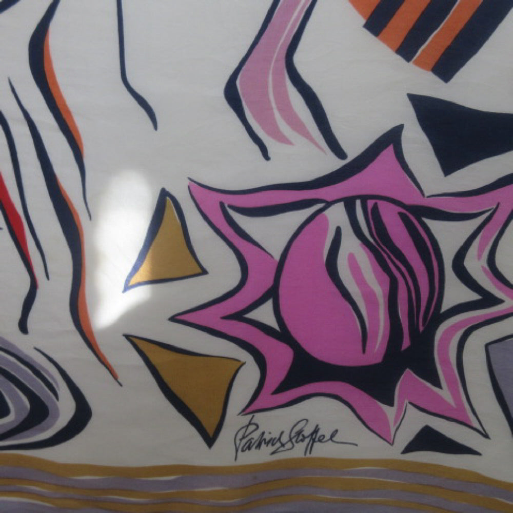Patricia Stoffel Art Silk Scarf - Square AS IS - 3880