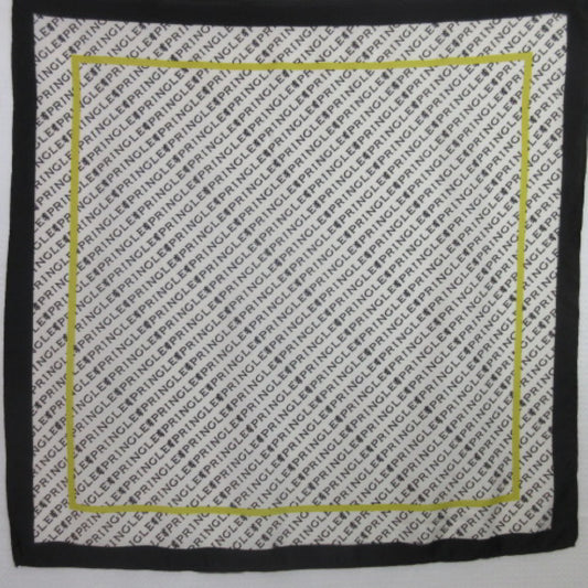 PRINGLE Silk Scarf - Small Purse Size 24" Square – 3885