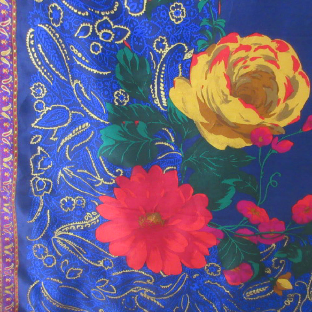 Liz Claiborne Floral Silk Scarf - Square NWT - 3896