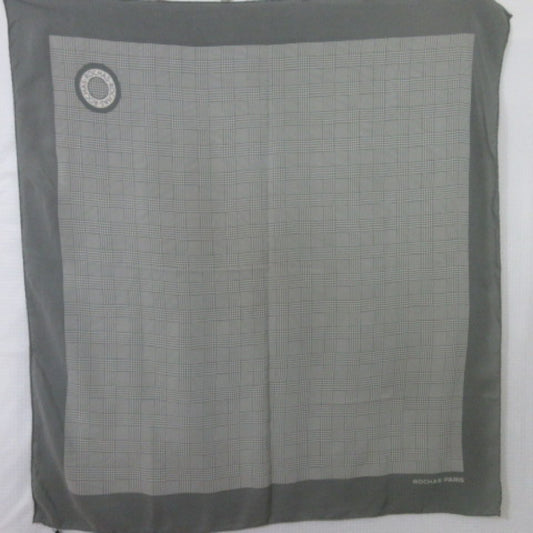 ROCHAS - PARIS Silk Scarf - Square ITALY – 3897