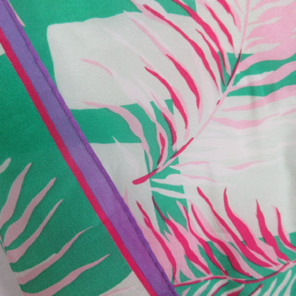 Monique Martin Floral Silk Scarf - Long - 3912