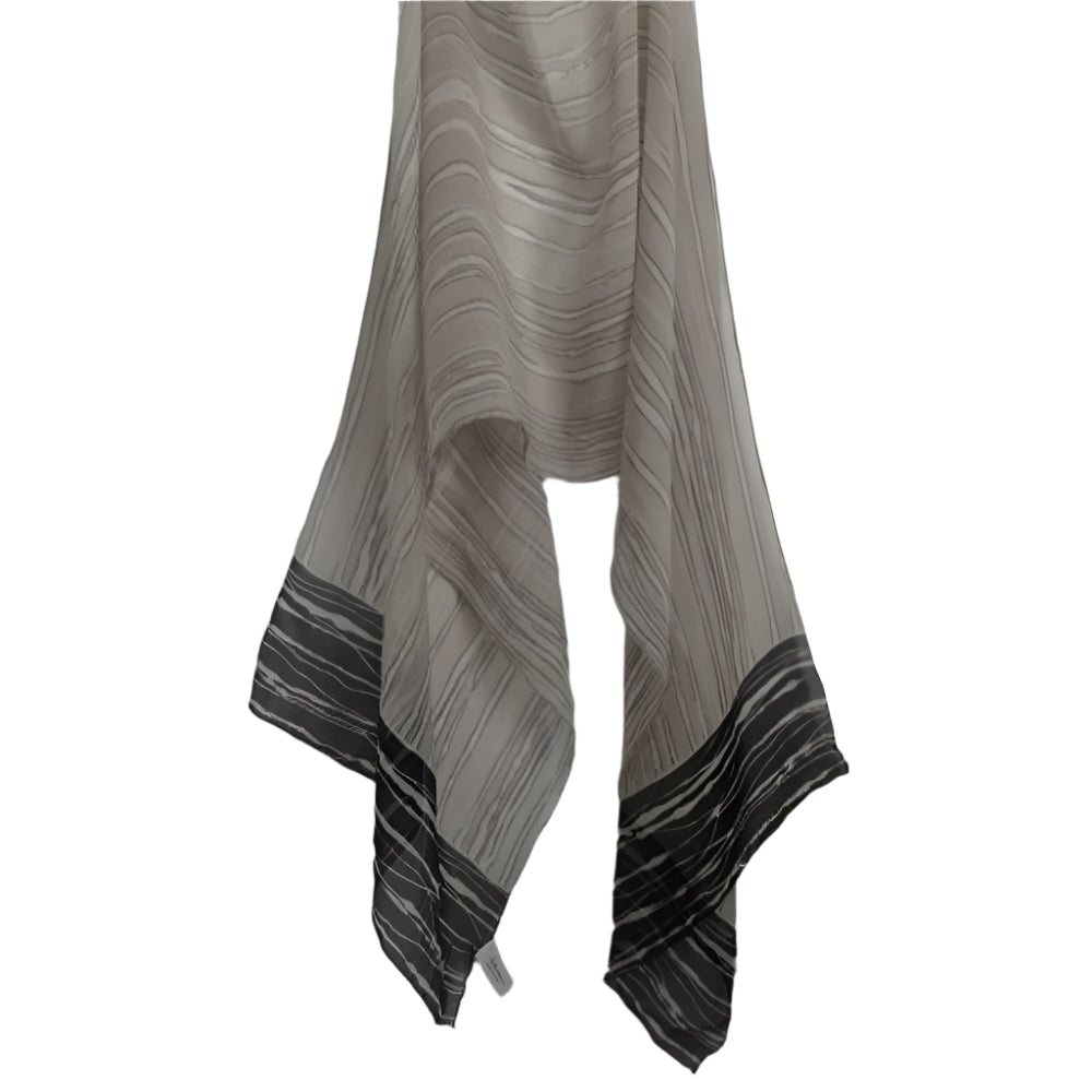 Albertazzi Italy Designer Silk Scarf - Long - 3934