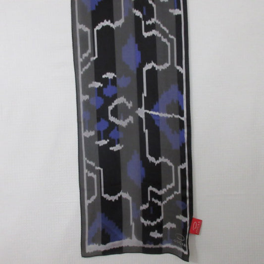 Oscar de la Renta Abstract Silk Scarf - Long - 3948