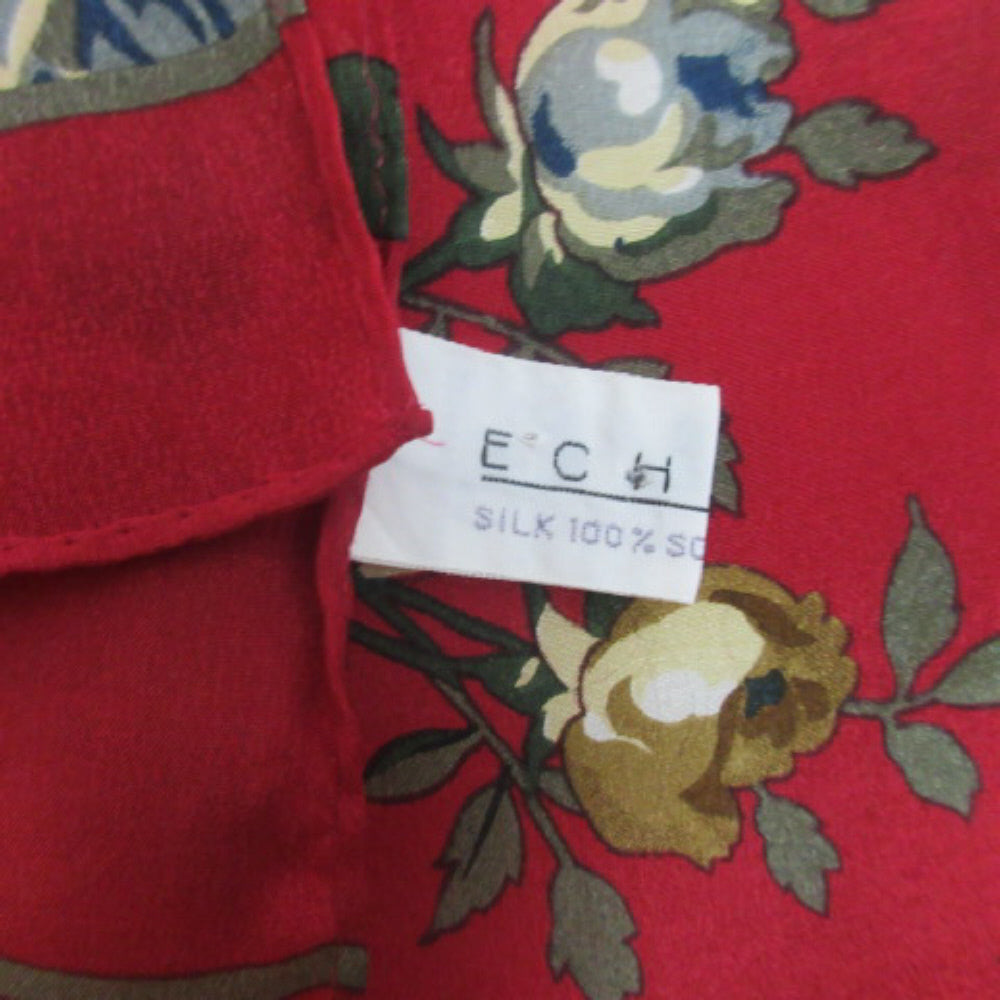 Echo Floral Silk Scarf - Long - 3959
